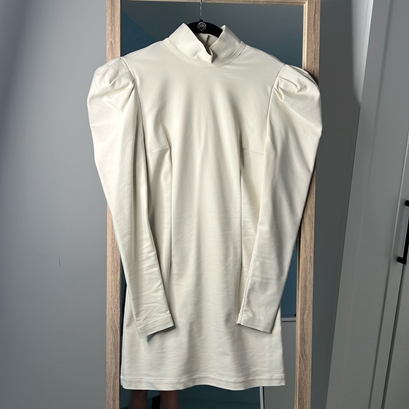 L’Academie Elegant Cream Mini Dress - Picture 1 of 6